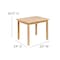 Flash Furniture Natural Kids Solid Hardwood 3 PC Table & Chair Set TW-WTCS-1001-NAT-GG - alternate 4